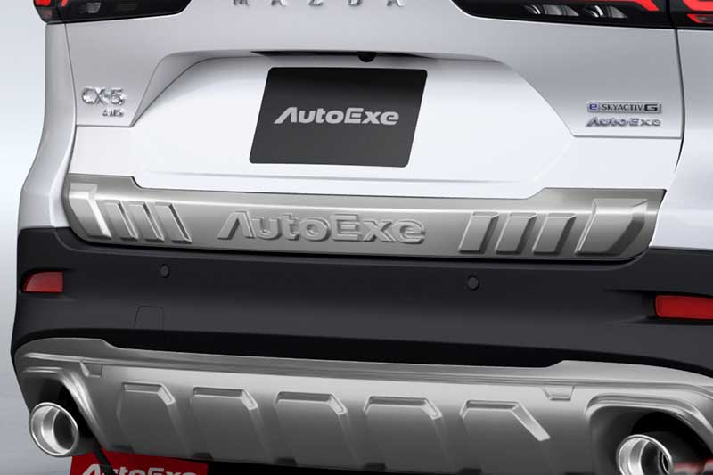 AUTOEXE REAR GATE GARNISH SILVER PAINTED FOR MAZDA CX-5 KM SERIES KMA1V3090