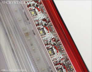 CRYSTAL EYE 3D HOLE FIBER FULL LED TAIL LIGHTS RED CLEAR FOR DAIHATSU TANTO CUSTOM LA600S LA610S ZENKI J136-RC