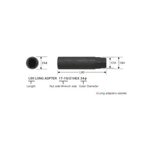 RAYS No.3 L70 LONG ADAPTER 17-17HEX 7419000000003