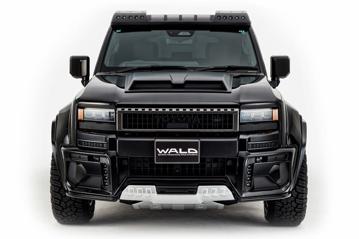 WALD DESERT LINE BLACK BISON EDITION BONNET SCOOP COVER FOR TOYOTA LAND CRUISER 250 GDJ250W TRJ250W WALD-00047