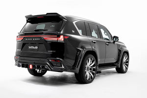 WALD SIDE MUFFLER OVAL 117W X 2 BLACK PVD FOR LEXUS LX600 3BA-VJA310W  WALD-00007