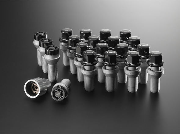 TWS LOCK BOLT INSTALLATION KIT: 16 LUG BOLTS / 4 WHEEL LOCK BOLTS / 2 KEY ADAPTERS FOR  TWSMC01K