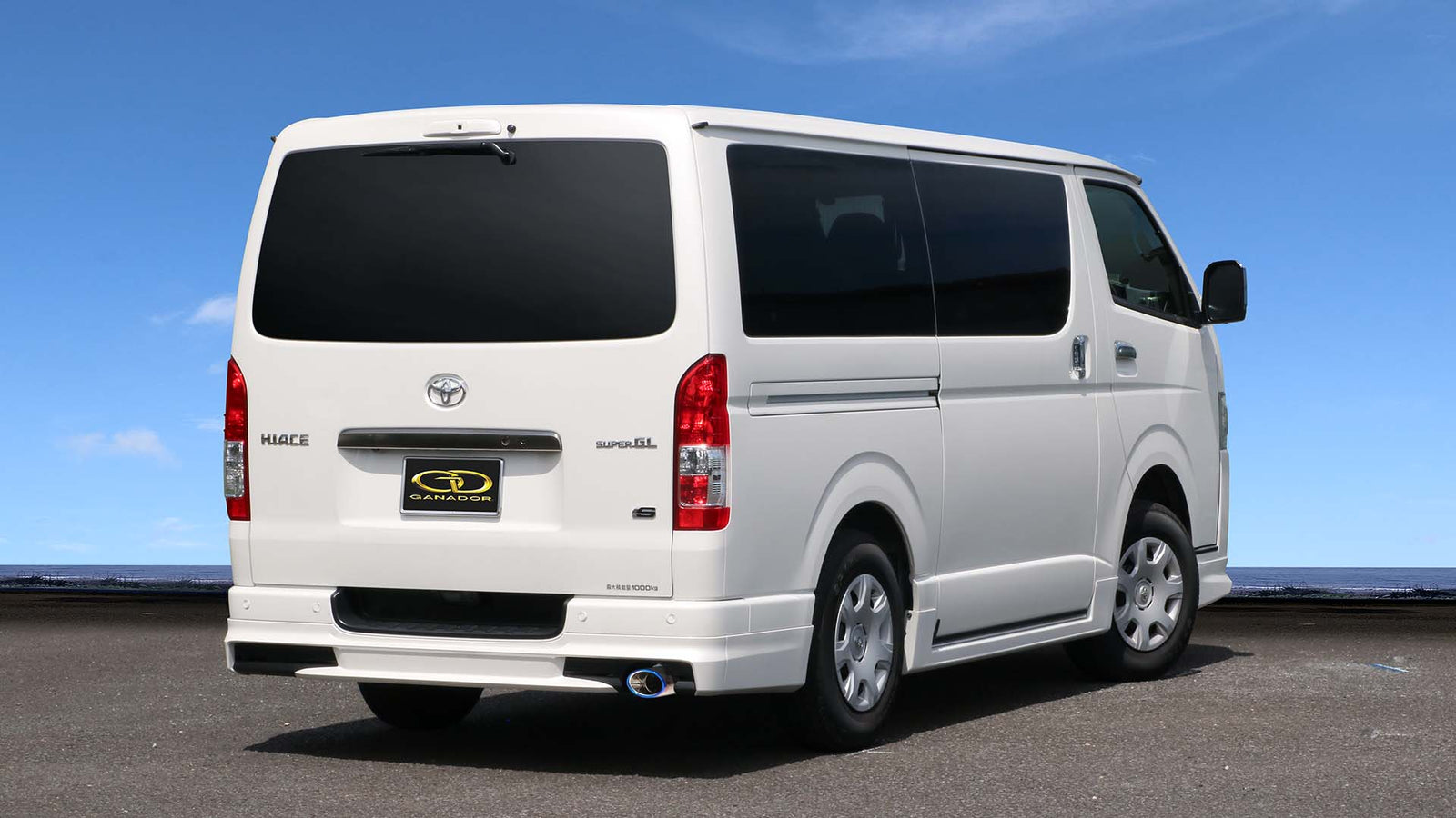 GANADOR ECO10 BLUE EXHAUST FOR TOYOTA HIACE VAN GDH201V 2WD GDH206V 4WD MODELLISTA 1GD-FTV 2,754CC DIESEL ME-043MBL