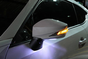 CHARGE SPEED DOOR MIRRORS WITH LED TURN SIGNALS STERLING SILVER METALLIC D6S FOR TOYOTA 86 ZN6  CAHRGESPEED-00078