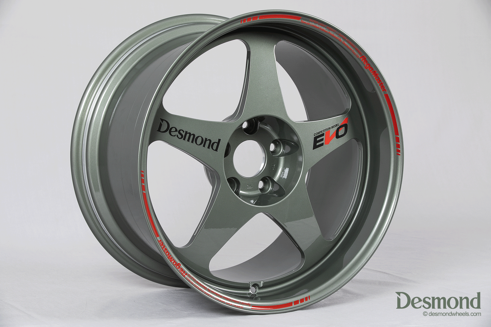 DESMOND REGAMASTER EVO II 18X10 +50 5X120 NEW ALMIGHTY GRAY (NAG) DESMOND-00024