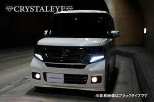 CRYSTAL EYE 3-EYE FULL LED HEADLIGHT WITH SEQUENTIAL TURN SIGNALS, BLACK FOR HONDA N-BOX CUSTOM JF1 JF2 U017-BK