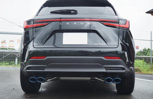 EXART ONE MUFFLER SPORTS SOUND CARBON FIBER OVAL TAILPIPE (110MM X 70MM 4 PIPES) EXHAUST EXHAUST FOR LEXUS NX350H NX450H+ 6AA-AAZH20 AAZH25 6LA-AAZH26 A25A-FXS EA02-LX112-C