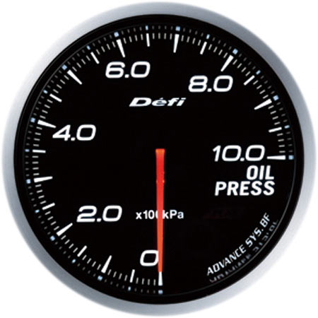 DEFI ADVANCE BF OIL PRESSURE GAUGE WHITE FOR  DF10201