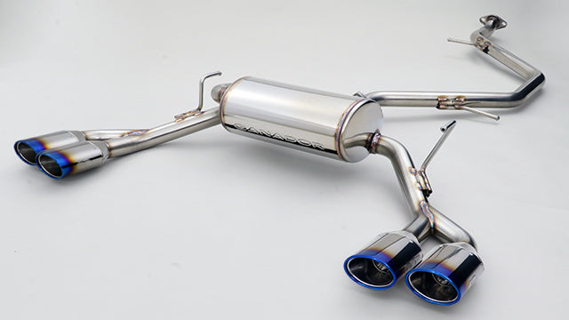 GANADOR PASION EVO TITANIUM EXHAUST FOR TOYOTA COROLLA SEDAN TOURING ZWE211 ZWE219W 2WD ZWE211W ZRE212W NRE210W MODELLISTA KOUKI MT 2ZR-FXE 1VM 1,797CC HYBRID PAE-087ST