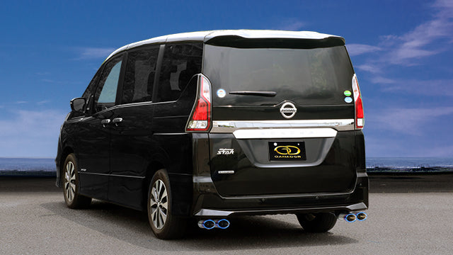 GANADOR PASION EVO TITANIUM EXHAUST FOR NISSAN SERENA GFC27 MR20DD-SM24 1,997CC HYBRID PAE-091ST