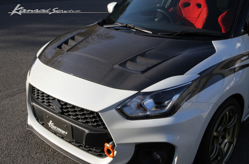 KANSAI SERVICE FRP ENGINE HOOD FOR SUZUKI SWIFT SPORTS ZC33S  KAS022