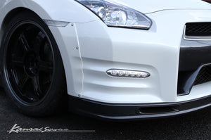 KANSAI SERVICE FRONT WIDE FENDER FOR NISSAN GT-R R35 MY11-15 KAN116C