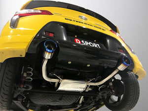 D-SPORT FUJITSUBO SPORTS MUFFLER POLISHED TAIL FOR DAIHATSU COPEN LA400A GR SPORT MT CVT 17400-B243
