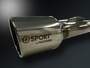 D-SPORT FUJITSUBO SPORTS MUFFLER POLISHED TAIL FOR DAIHATSU COPEN LA400K ROBE XPLAY CERO GR SPORT MT CVT 17400-B243