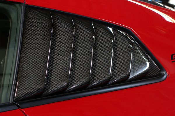TOP SECRET SIDE WINDOW VISOR FOR NISSAN GT-R R35 TOP-SECRET-00092