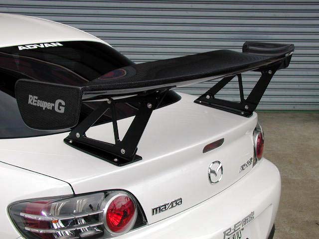 RE-AMEMIYA REAR SPOILER-GT III CF LOW FOR MAZDA RX-8 22080330CGT03