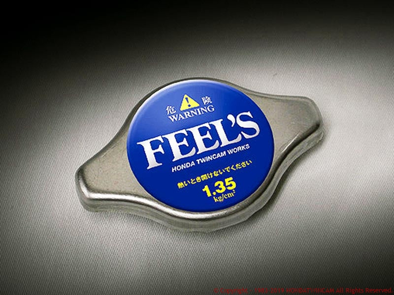 FEEL'S HONDA TWINCAM HIGH PRESSURE RADIATOR CAP FOR FEELS RADIATOR FOR HONDA ACCORD CL7 EURO FEELS-00981