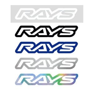 RAYS NO.17 RAYS LOGO STICKER (CUT-OUT LETTER TYPE) 250MM - BLUE 74040200001BL