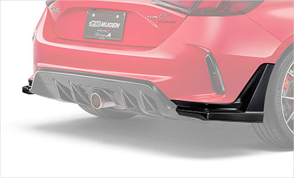 MUGEN REAR UNDER SPOILER BERLINA BLACK FOR HONDA CIVIC TYPE R FL5 84111-XNRC-K0S0-BG