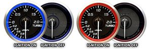 DEFI RACER GAUGE N2 PLUS VOLTMETER 10~15V 52MM BLUE DF19401