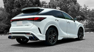 EXART ONE MUFFLER SPORTS SOUND STAINLESS STEEL OVAL TAILPIPE (110MM X 70MM 4 PIECES) EXHAUST EXHAUST FOR LEXUS RX350 5BA-TALA15 5BA-TALA10 T24A-FTS EA02-LX111-MS-MODELLISTA-REAR-SKIRT