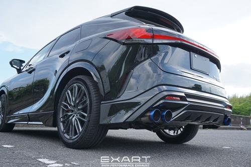 EXART ONE MUFFLER [MILD SOUND] (FOR TRD REAR DIFFUSER) FOR LEXUS RX500H 5AA-TALH17 T24A-FTS EA02-LX116-RT