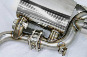 KREISSIEG CAT-BACK F1 SOUND VALVETRONIC EXHAUST SYSTEM STAINLESS STEEL FLOATING CURL TAIL SANDBLASTED KSG LOGO MARK FOR AT WITH VARIABLE FUNCTION FOR MASERATI GRAND TURISMO AT MGT-04-STAINLESS-GRANTURISMO-AT-YES