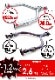 RSE FULL TITANIUM Y-PIPE KIT FOR NISSAN FAIRLADY Z RZ34 SKYLINE RV37 VR30 RB6110-NS21A