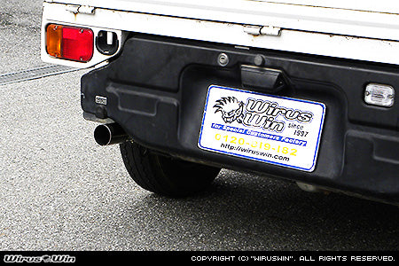 WIRUS WIN COMPACT MUFFLER RACING TYPE FOR SUBARU SAMBAR TRUCK V-KS3 V-KS4 EN07Y WIRUS-WIN-00041 - Black Hawk Japan