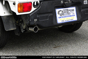 WIRUS WIN COMPACT MUFFLER RACING TYPE FOR SUBARU SAMBAR TRUCK V-KS3 V-KS4 EN07Y WIRUS-WIN-00041 - Black Hawk Japan