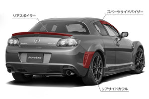 AUTOEXE REAR SIDE COWL UNPAINTED FOR MAZDA RX-8 SE3P-300001 ONWARDS SEA1V3060BB