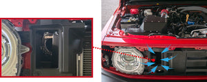 GREDDY AIRINX SHIELD FOR VEHICLES EQUIPPED WITH AIRINX KIT SZ-S021 FOR SUZUKI JIMNY SIERRA JB74W [1st to 4th Generation] July 2018 to October 2025<b>SUZUKI JIMNY NOMADJC74W [Nomad Type 1] April 2025 to June 2026 K15B 12591011