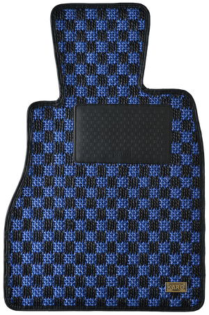 KARO GRAN SISAL BLUE BLACK FLOOR MATS FOR Subaru Impreza XV GH# GRAN-SISAL-2844-BLUE-BLACK