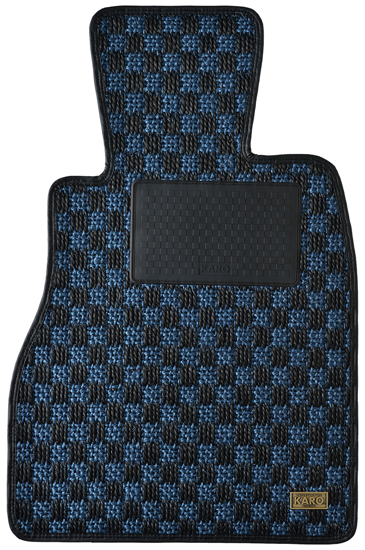KARO GRAN SISAL NAVY BLACK LUGGAGE MATS FOR Subaru BRZ ZD8 GRAN-SISAL-4422-NAVY-BLACK