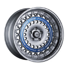 SSR FORMULA AERO MESH 18X9.0J -7 5X100 HYPER DISK HP BRUSHED BLUE SSR-03358