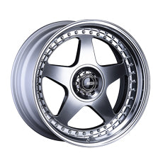 SSR PROFESSOR SP6 UNDER 20X8.5J 12 5X100 HYPER DISK HP TITAN SILVER SSR-42659