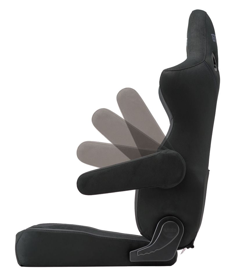 BRIDE STEPPED ARMREST LEFT PVC TOUGH LEATHER P64ARR