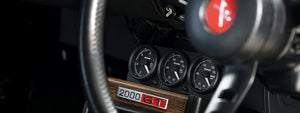 PIVOT GT GAUGE-52 TACHOMETER GAUGE WHITE LIGHT GST-5
