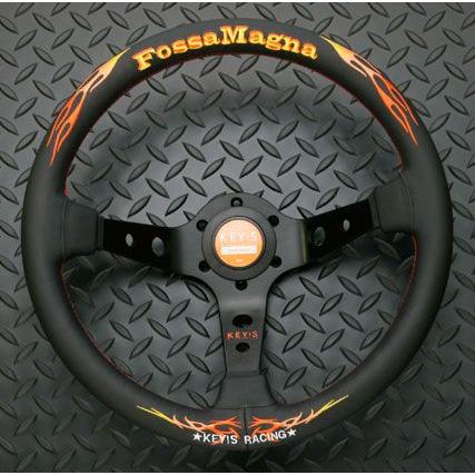 KEY'S RACING FOSSA MAGNA STEERING WHEEL 350 DEEP SUEDE SW01075