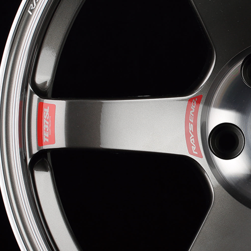RAYS No.28 REPAIR STKR TE37SAGA SL SPOKE 2 RED FOR  7415000003032 - Black Hawk Japan
