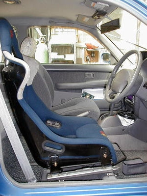 KAWAI WORKS N062L LEFT SIDE SEAT RAIL FOR RECARO TS-G TS-G RS-G RS-G FOR NISSAN MARCH.BE1.FIGARO.PAO K11 92.1~ KAWAI-WORKS-22549