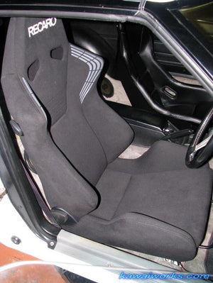 KAWAI WORKS N030L LEFT SIDE SEAT RAIL FOR COBRA SUZUKA FOR NISSAN FAIRLADY Z S130 78.8~ 83.9 KAWAI-WORKS-19322