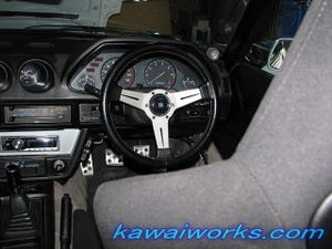 KAWAI WORKS N030L LEFT SIDE SEAT RAIL FOR RECARO IS84 ERGOMED FOR NISSAN FAIRLADY Z S130 78.8~ 83.9 KAWAI-WORKS-19278