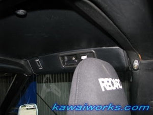 KAWAI WORKS N030L LEFT SIDE SEAT RAIL FOR RECARO IS84 LS FOR NISSAN FAIRLADY Z S130 78.8~ 83.9 KAWAI-WORKS-19277