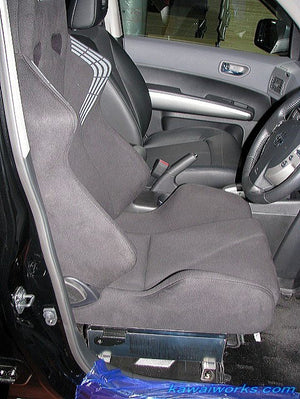 KAWAI WORKS N076L LEFT SIDE SEAT RAIL FOR BRIDE CUGA VORGA FOR NISSAN X-TRAIL T.NT31 07.8~ 14.4 KAWAI-WORKS-15665