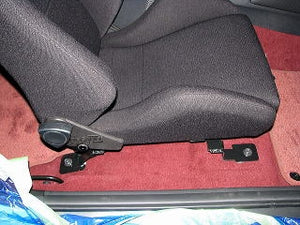 KAWAI WORKS H082L LEFT SIDE SEAT RAIL FOR COBRA FULL BUCKET BOTTOM STOP ALL TYPES FOR HONDA CIVIC FN2 TYPE-R EURO KAWAI-WORKS-31068