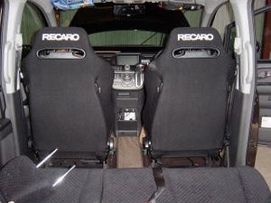 KAWAI WORKS H072L LEFT SIDE SEAT RAIL FOR SPARCO REV 851 FOR HONDA STEP WGN RG1.2.3 05.05~ KAWAI-WORKS-31761