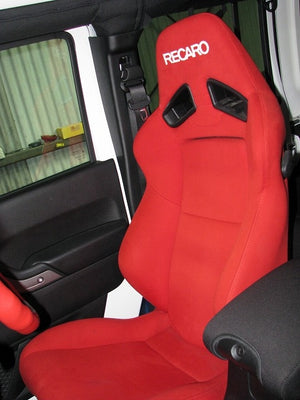 KAWAI WORKS IM106L LEFT SIDE SEAT RAIL FOR COBRA FULL BUCKET BOTTOM STOP ALL TYPES FOR WRANGLER JK JK36.38L (UNLIMITED) KAWAI-WORKS-64748