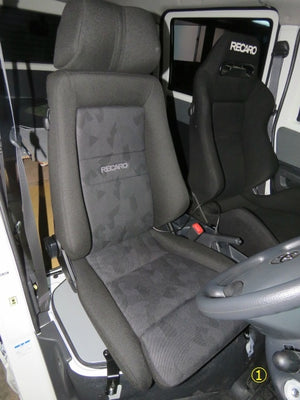 KAWAI WORKS T146R RIGHT SIDE SEAT RAIL FOR TOYOTA TOWN ACE.LITE ACE VAN S402.412M KAWAI-WORKS-09708