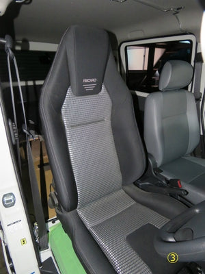 KAWAI WORKS T146R RIGHT SIDE SEAT RAIL FOR TOYOTA TOWN ACE.LITE ACE VAN S402.412M KAWAI-WORKS-09708